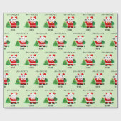 Santa Maneki Neko Cadeaupapier (Vlak)