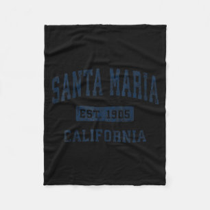 Santa Maria Californië Ca Antiek Gevestigd  Fleece Deken