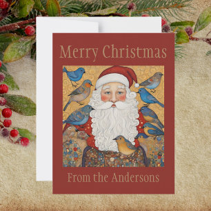 Santa Merry Christmas Briefkaart