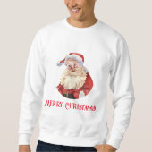 SANTA MERRY CHRISTMAS SWEATSHIRT (Voorkant)