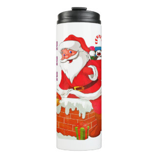 SANTA MET CHRISTMAS PRESENTS, HO! HO! HO! THERMOSBEKER