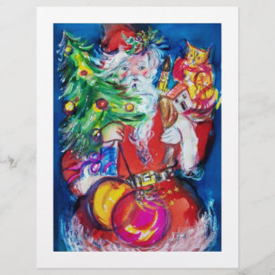 SANTA MET CHRISTMAS TREE EN GIFTS FLYER