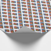 SANTA MET GIFTS CADEAUPAPIER (Hoek)