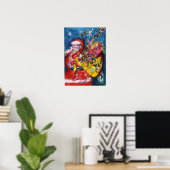 SANTA MET GIFTS POSTER (Thuiskantoor)