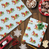 Santa Milk Cookies Draken Cadeaupapier