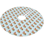 Santa Milk Cookies Draken Kerstboom Rok (Gekanteld)