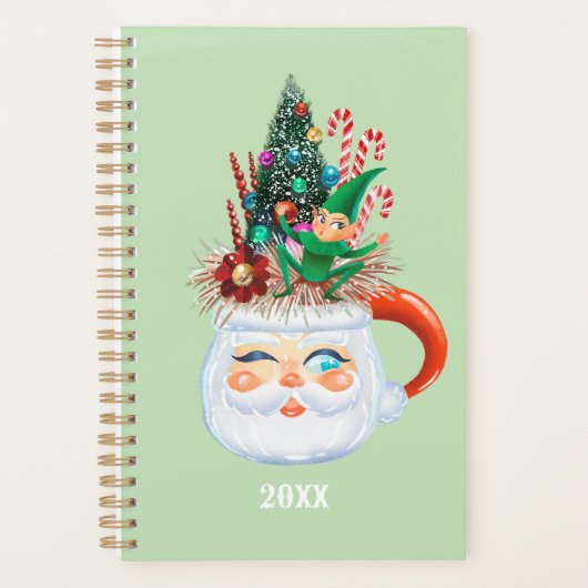 Santa Mint Green Planner (Voorkant)