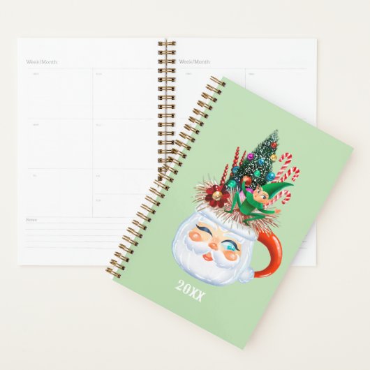  Santa Mint Green Planner (Display)