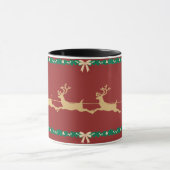 Santa Mok met rendierslee (Midden)