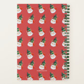 Santa Mok Rood Notitieboek (Achterkant)