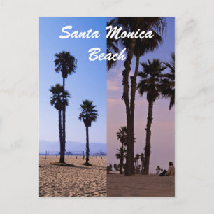 Santa Monica Beach Briefkaart
