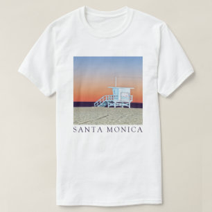 Santa Monica Beach Los Angeles, Californië T-shirt