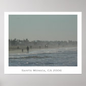 Santa Monica Beach Poster (Voorkant)