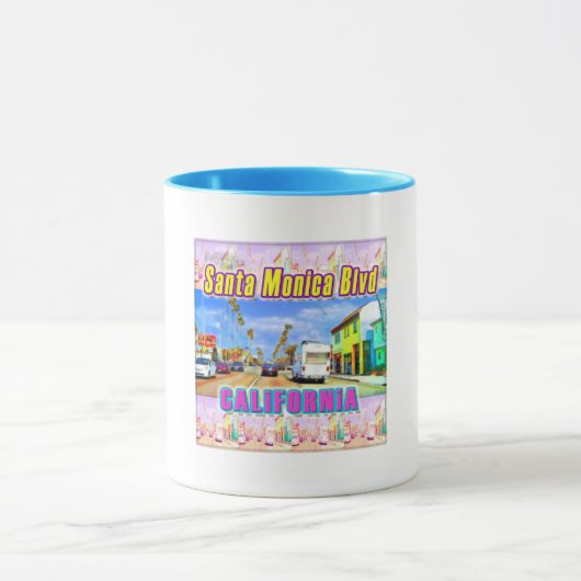 "Santa Monica Blvd 1" Cup Mok (Midden)