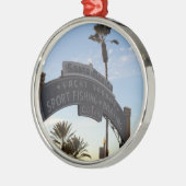 Santa Monica, CA Metalen Ornament (Links)