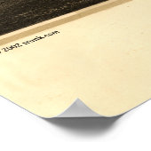 Santa Monica CA Panoramic Bird's Eye Uitzicht Poster (Hoek)