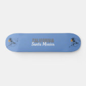 Santa Monica California Geometric Palms Skateboard (Horizontaal)