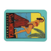 Santa Monica, California Magnet Magneet (Horizontaal)