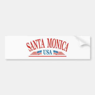 Santa Monica California USA Bumpersticker