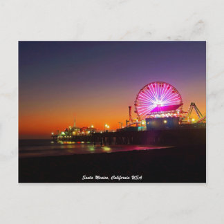 Santa Monica, California, Verenigde Staten Briefkaart