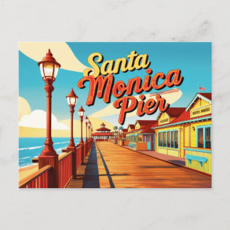 Santa Monica, Californië Briefkaart