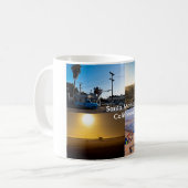 Santa Monica - Californië Koffiemok (Voorkant links)
