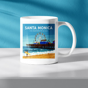 Santa Monica Californië Koffiemok