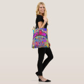 Santa Monica Cosmic Unity Tote Bag (Sur le modèle)