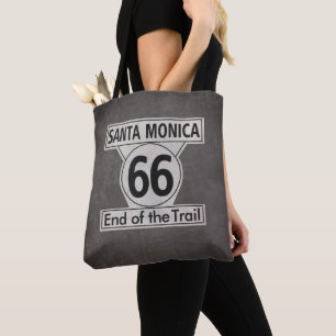 Santa Monica End van de Trail Route 66 Draagtas
