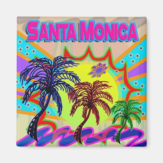 Santa Monica Eternal Magnet Magneet (Voorkant)
