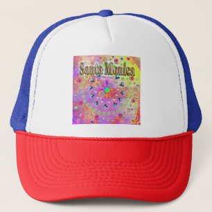 Santa Monica Lucky Gouden Hoed Trucker Pet
