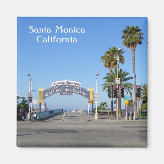Santa Monica magneet! Magneet (Voorkant)