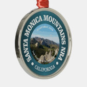 Santa Monica Mountains NRA Metalen Ornament (Rechts)