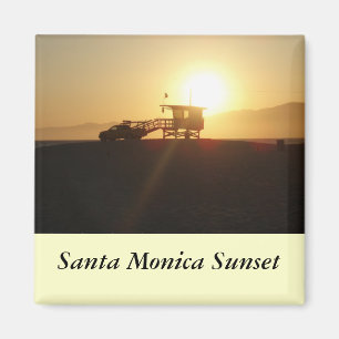 Santa Monica op Sunset Magneet