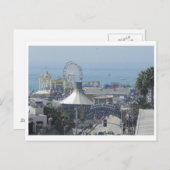 Santa Monica Pier Briefkaart (Voorkant / Achterkant)