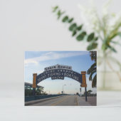 Santa Monica Pier Briefkaart (Staand voorkant)