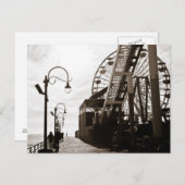 Santa Monica Pier Briefkaart (Voorkant / Achterkant)
