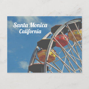 Santa Monica Pier California  Ferris Wheel Briefkaart