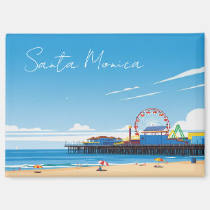 Santa Monica Pier California Los Angeles Magneet