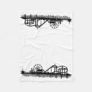 Santa Monica Pier Los Angeles California Beach Fleece Deken