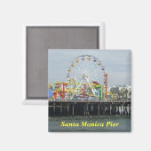 Santa Monica Pier magneet (Voorkant / Achterkant)