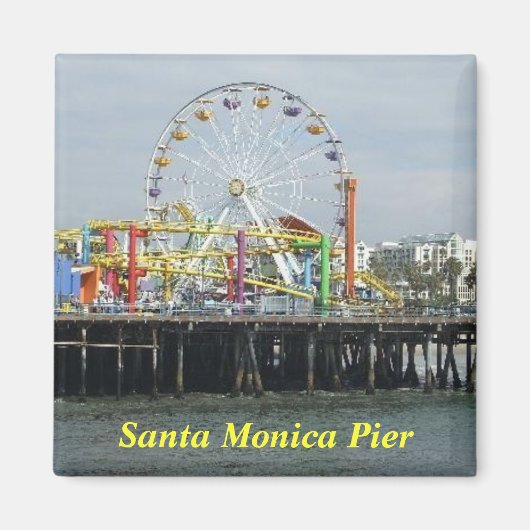 Santa Monica Pier magneet (Voorkant)