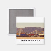 Santa Monica Pier - Magneet (Voorkant / Achterkant)