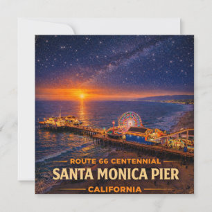 Santa Monica Pier Route 66 Kustgroeten