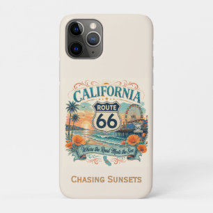 Santa Monica Pier Route 66 Pacific Droomlandschap iPhone 11 Pro Hoesje