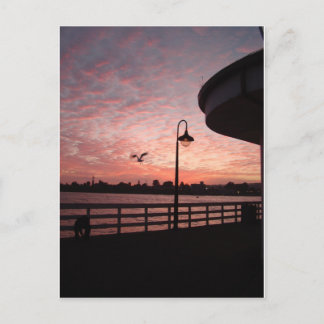 Santa Monica Pink Briefkaart