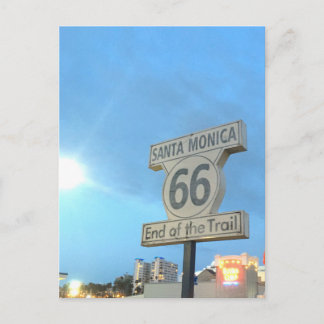 Santa Monica Route 66 Briefkaart