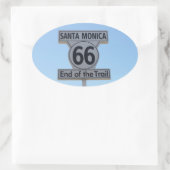 Santa Monica Route 66 Sticker (Tas)