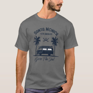 Santa Monica Stap naar het Zee T-shirt