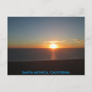 SANTA MONICA SUNSET #1 BRIEFKAART